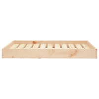 Hondenmand 91,5X64X9 Cm Massief Grenenhout