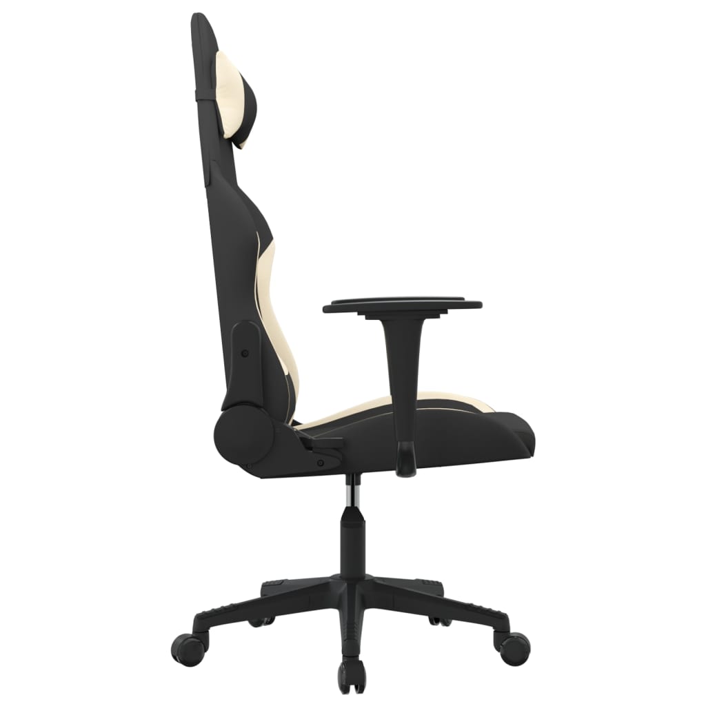 Massage Gamestoel Stof Zwart En Kleurig