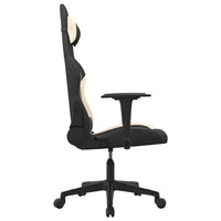 Massage Gamestoel Stof Zwart En Kleurig