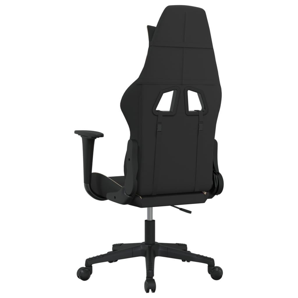 Massage Gamestoel Stof Zwart En Kleurig