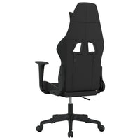 Massage Gamestoel Stof Zwart En Kleurig