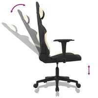 Massage Gamestoel Stof Zwart En Kleurig