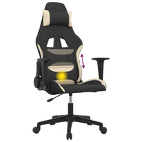Massage Gamestoel Stof Zwart En Kleurig