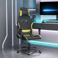 Massage Gamestoel Stof Zwart En Kleurig