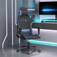 Massage Gamestoel Stof Zwart En Kleurig