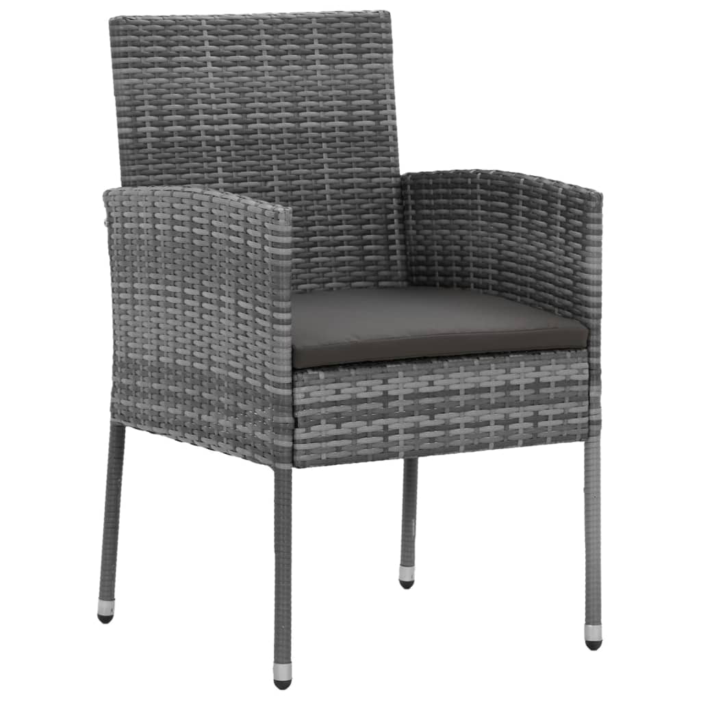 3-Delige Tuinset Poly Rattan