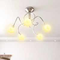 Plafondlamp Met Glasbollen Rond 5Xg9