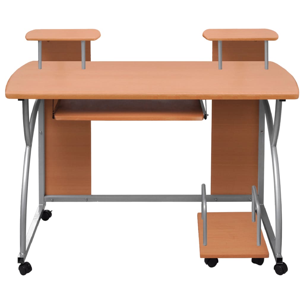 Computerbureau 110X52X88,5 Cm Bewerkt Hout