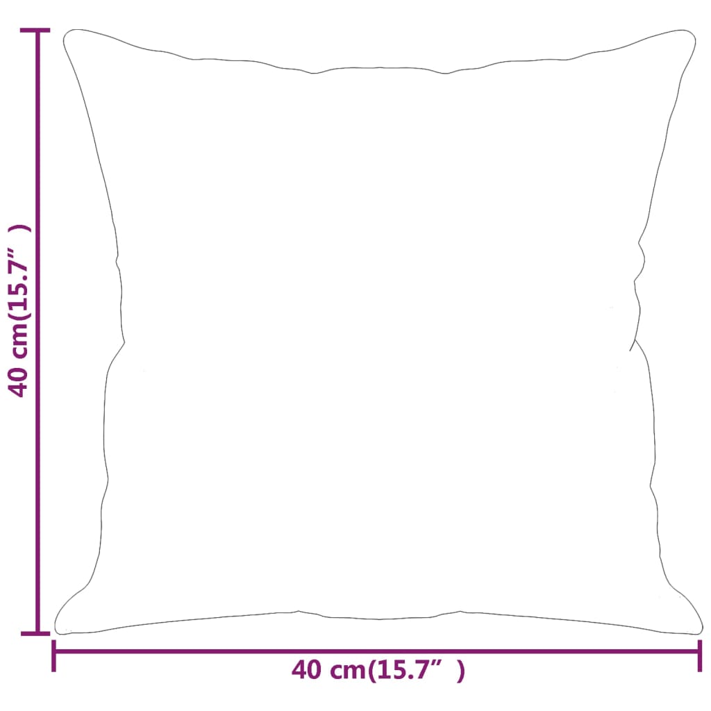 Sierkussens 2 St 40X40 Cm Microvezelstof Kleurig