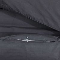 Dekbedovertrekset 200X200 Cm Katoen Zwart En Wit