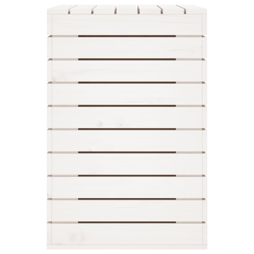 Wasmand 88,5X44X66 Cm Massief Grenenhout