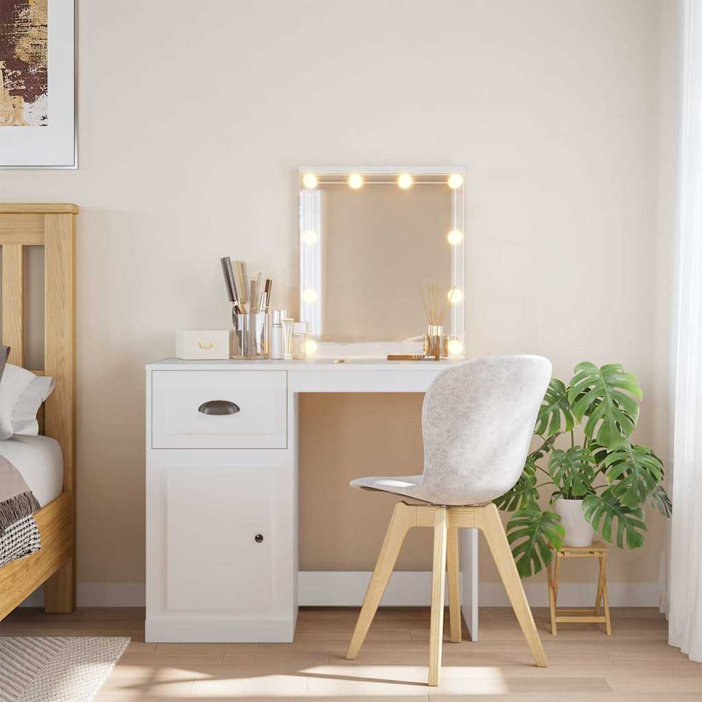 Kaptafel Met Led-Verlichting 90X42X132,5 Cm