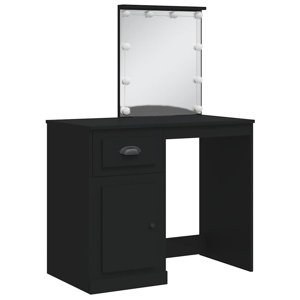 Kaptafel Met Led-Verlichting 90X42X132,5 Cm