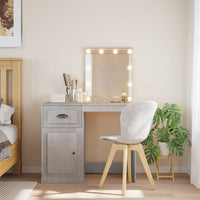 Kaptafel Met Led-Verlichting 90X42X132,5 Cm