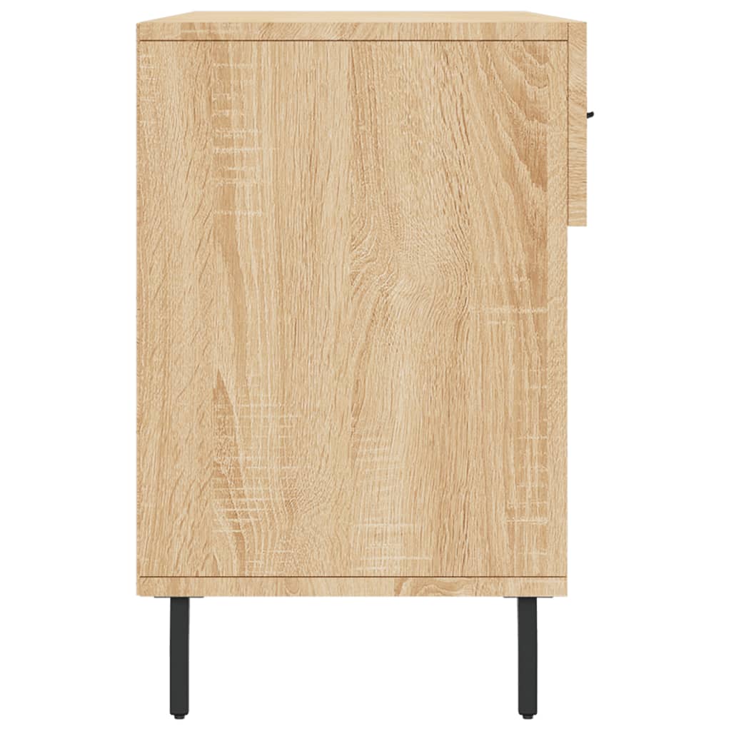 Schoenenbank 102X35X55 Cm Bewerkt Hout Kleurig Sonoma Eiken