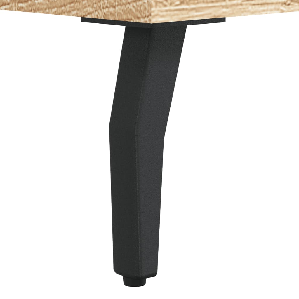 Schoenenbank 102X35X55 Cm Bewerkt Hout Kleurig Sonoma Eiken