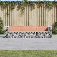 Tuinbank Schanskorfontwerp 287X71X65,5 Cm Massief Grenenhout