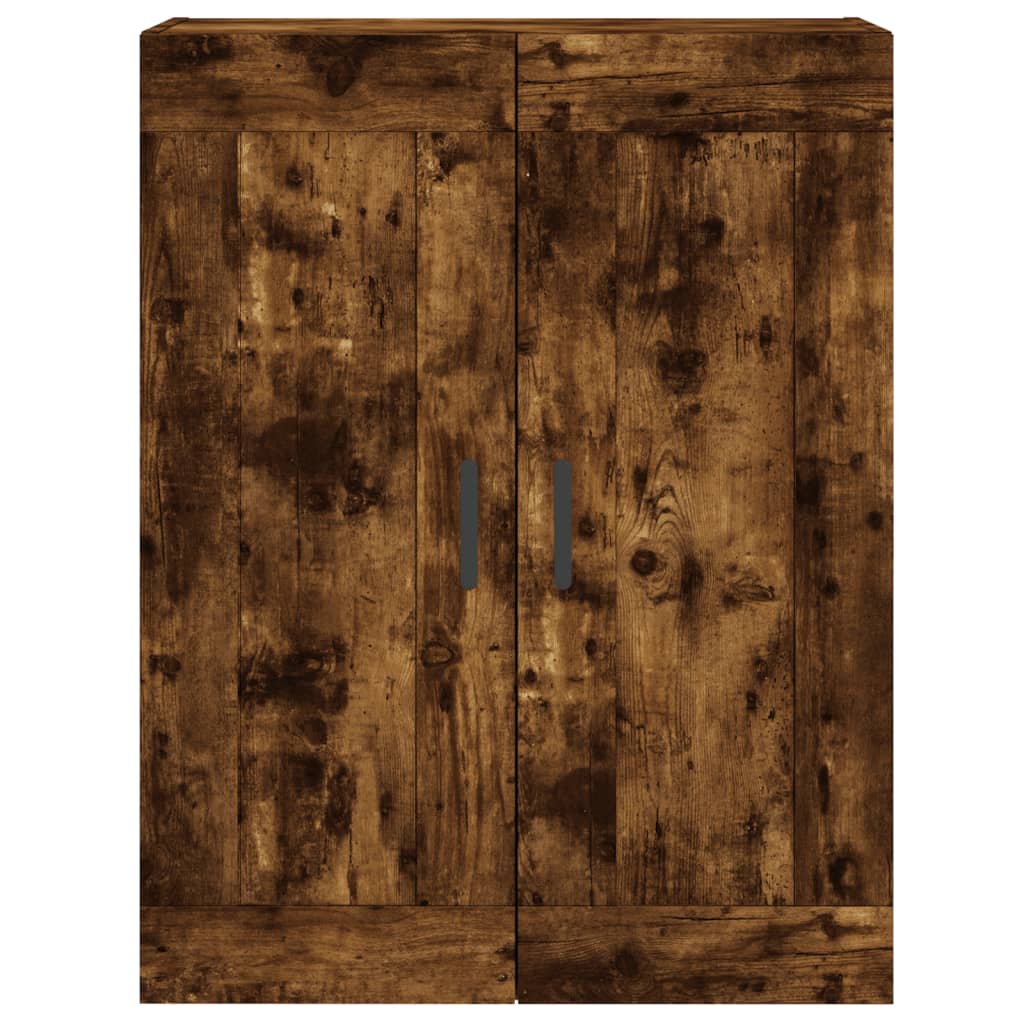 Hoge Kast 69,5X34X180 Cm Bewerkt Hout Kleurig