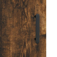 Hoge Kast 69,5X34X180 Cm Bewerkt Hout Kleurig