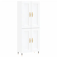 Hoge Kast 69,5X34X180 Cm Bewerkt Hout