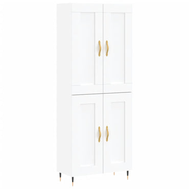 Hoge Kast 69,5X34X180 Cm Bewerkt Hout
