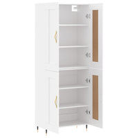 Hoge Kast 69,5X34X180 Cm Bewerkt Hout