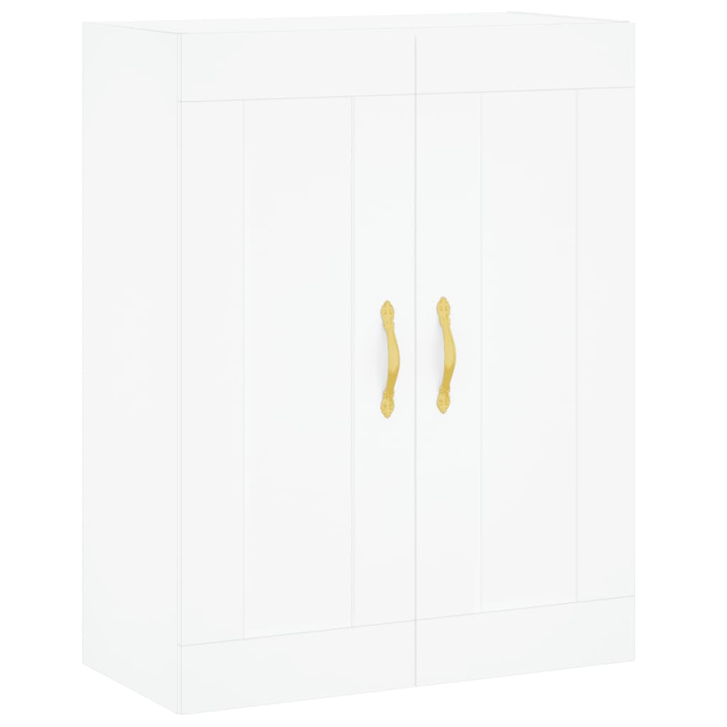 Hoge Kast 69,5X34X180 Cm Bewerkt Hout