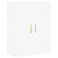 Hoge Kast 69,5X34X180 Cm Bewerkt Hout