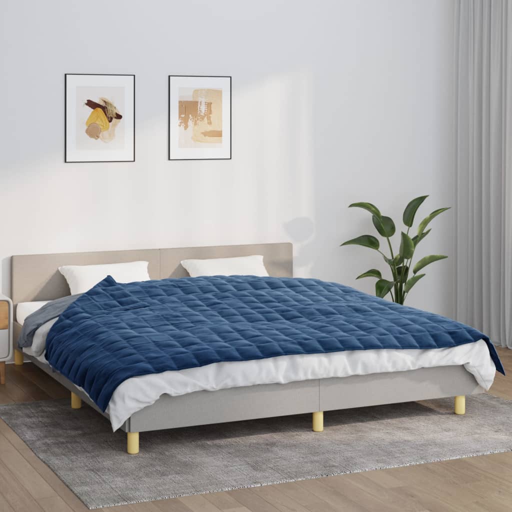 Verzwaringsdeken Stof Blauw
