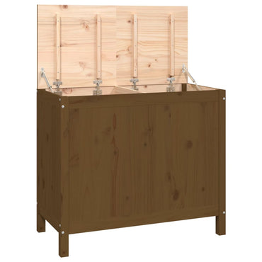 Wasmand 88,5X44X76 Cm Massief Grenenhout