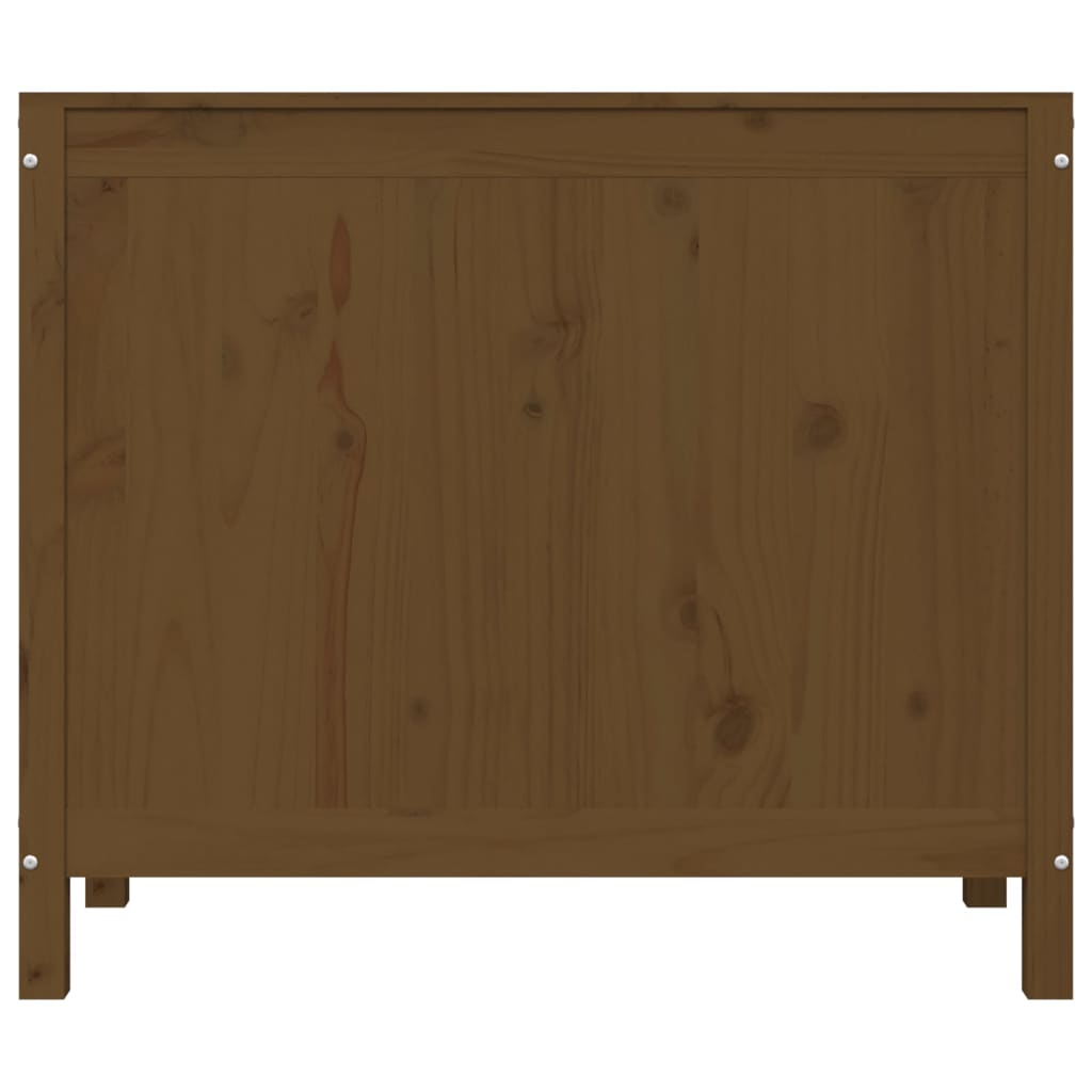 Wasmand 88,5X44X76 Cm Massief Grenenhout