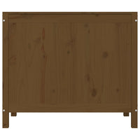 Wasmand 88,5X44X76 Cm Massief Grenenhout
