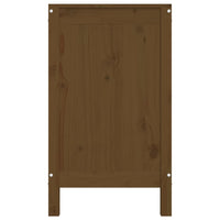Wasmand 88,5X44X76 Cm Massief Grenenhout