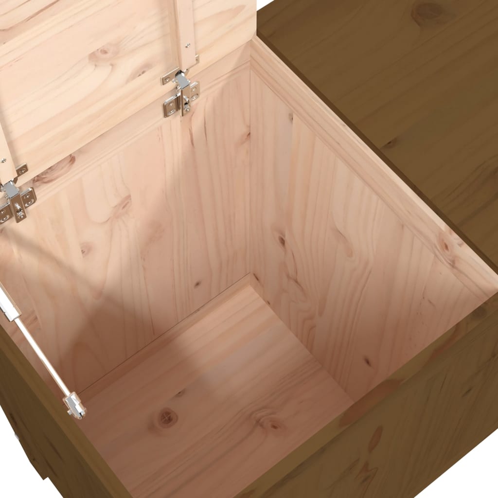 Wasmand 88,5X44X76 Cm Massief Grenenhout