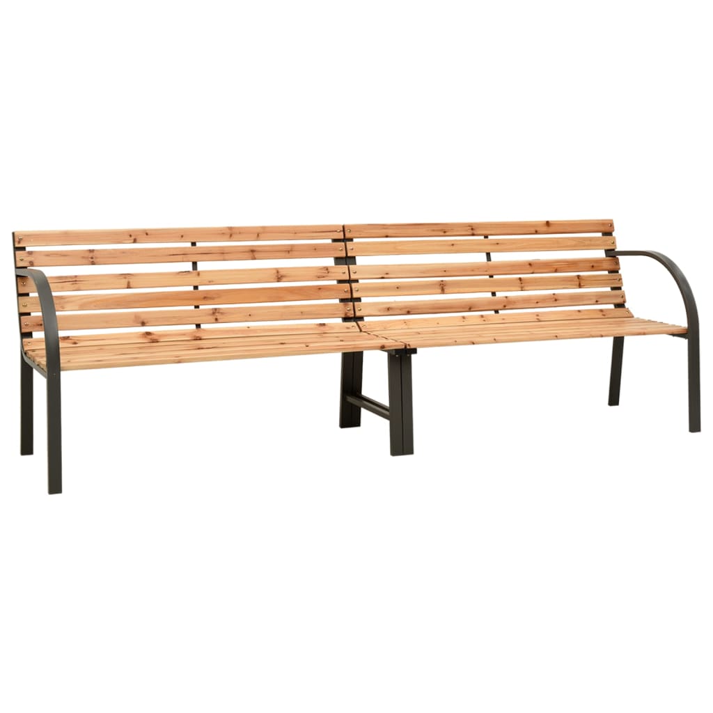 Tuinbank Dubbel Massief Vurenhout Bruin