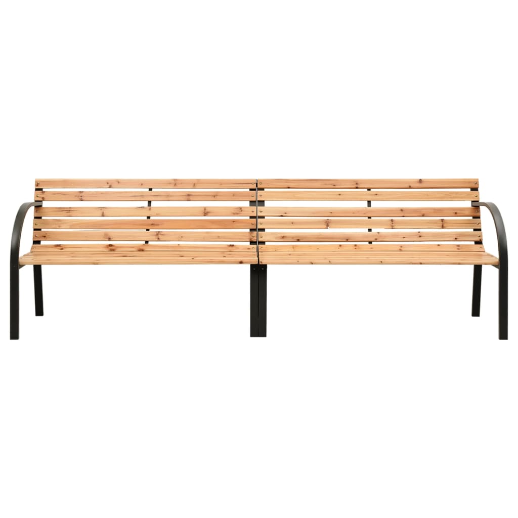 Tuinbank Dubbel Massief Vurenhout Bruin