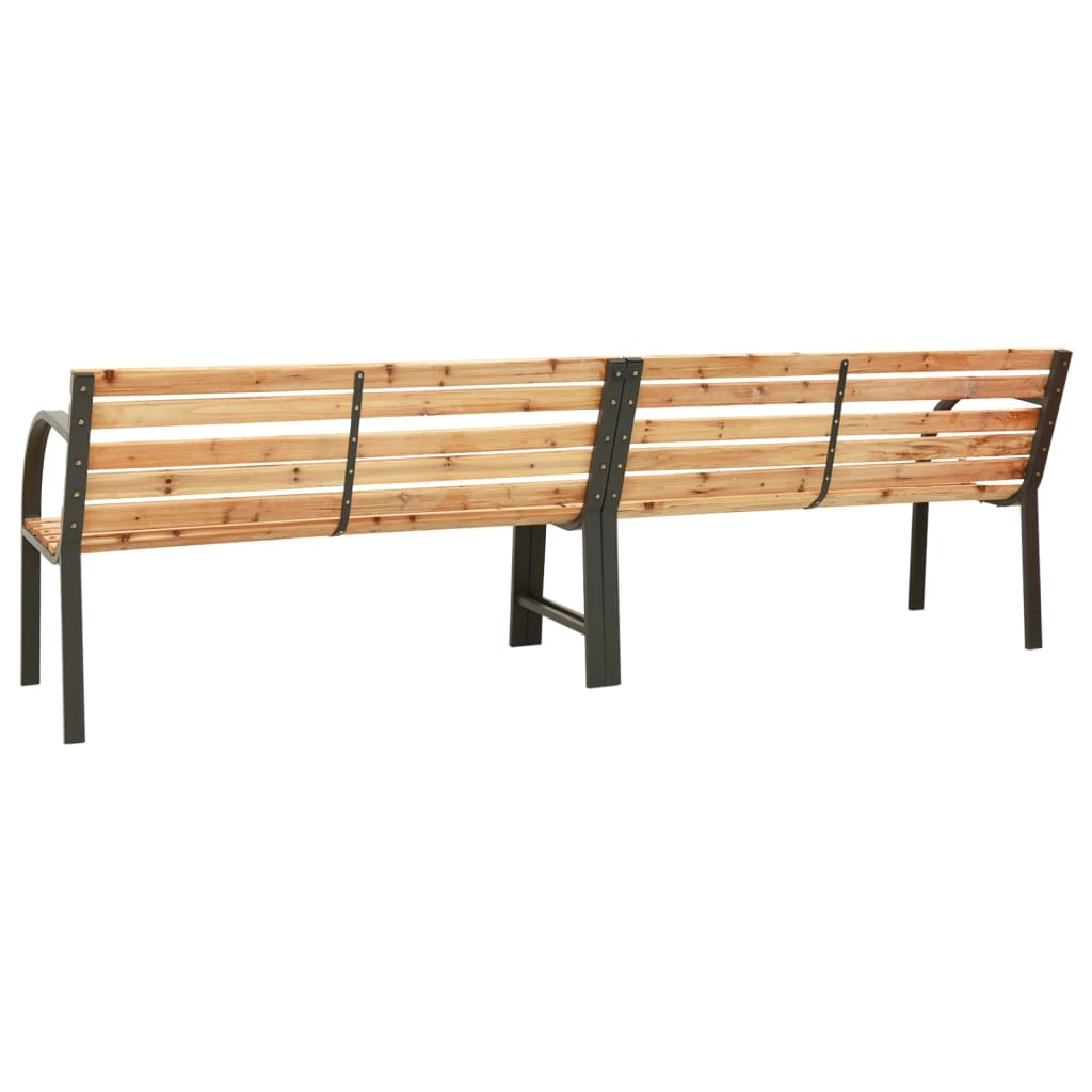 Tuinbank Dubbel Massief Vurenhout Bruin