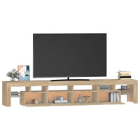 Tv-Meubel Met Led-Verlichting 230X36,5X40Cm Kleurig