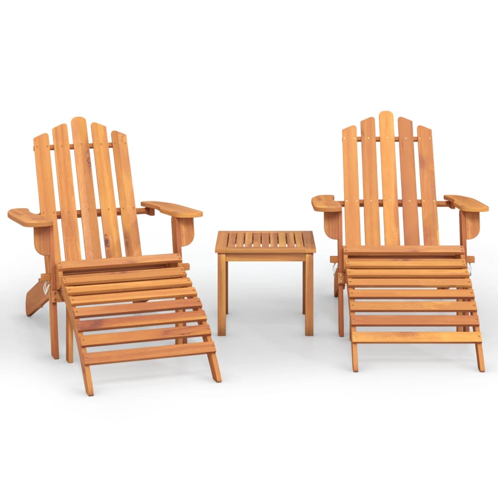 Loungeset Adirondack Massief Acaciahout