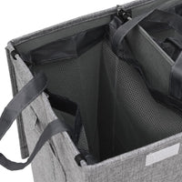 Wasmand Inklapbaar 64,5X34,5X59 Cm Kunstlinnen Grijs