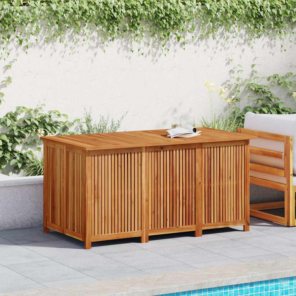 Tuinbox 150X80X75 Cm Massief Acaciahout Blauw