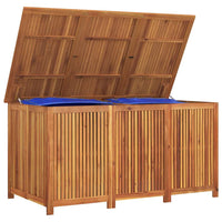 Tuinbox 150X80X75 Cm Massief Acaciahout Blauw