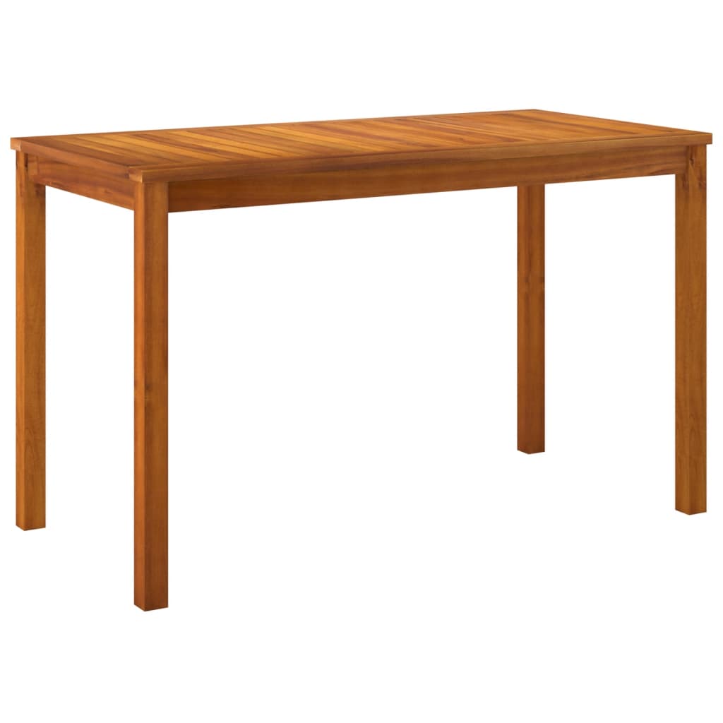 Tuintafel 110X55X67 Cm Massief Acaciahout Crème