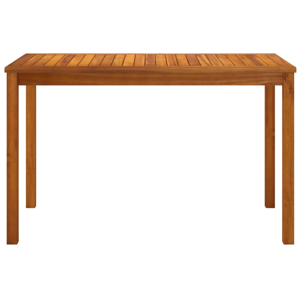 Tuintafel 110X55X67 Cm Massief Acaciahout Crème