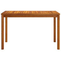 Tuintafel 110X55X67 Cm Massief Acaciahout Crème