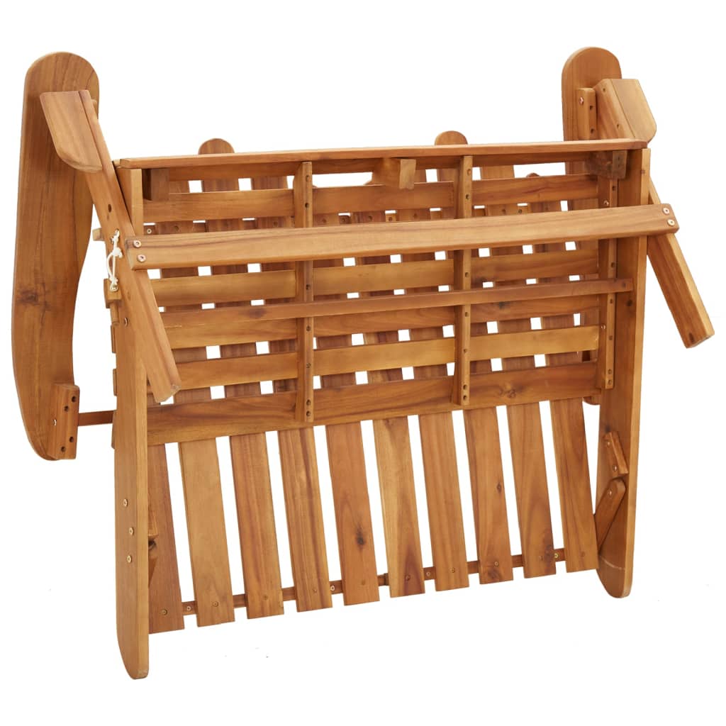 Tuinbank Adirondack 126 Cm Massief Acaciahout Naturel