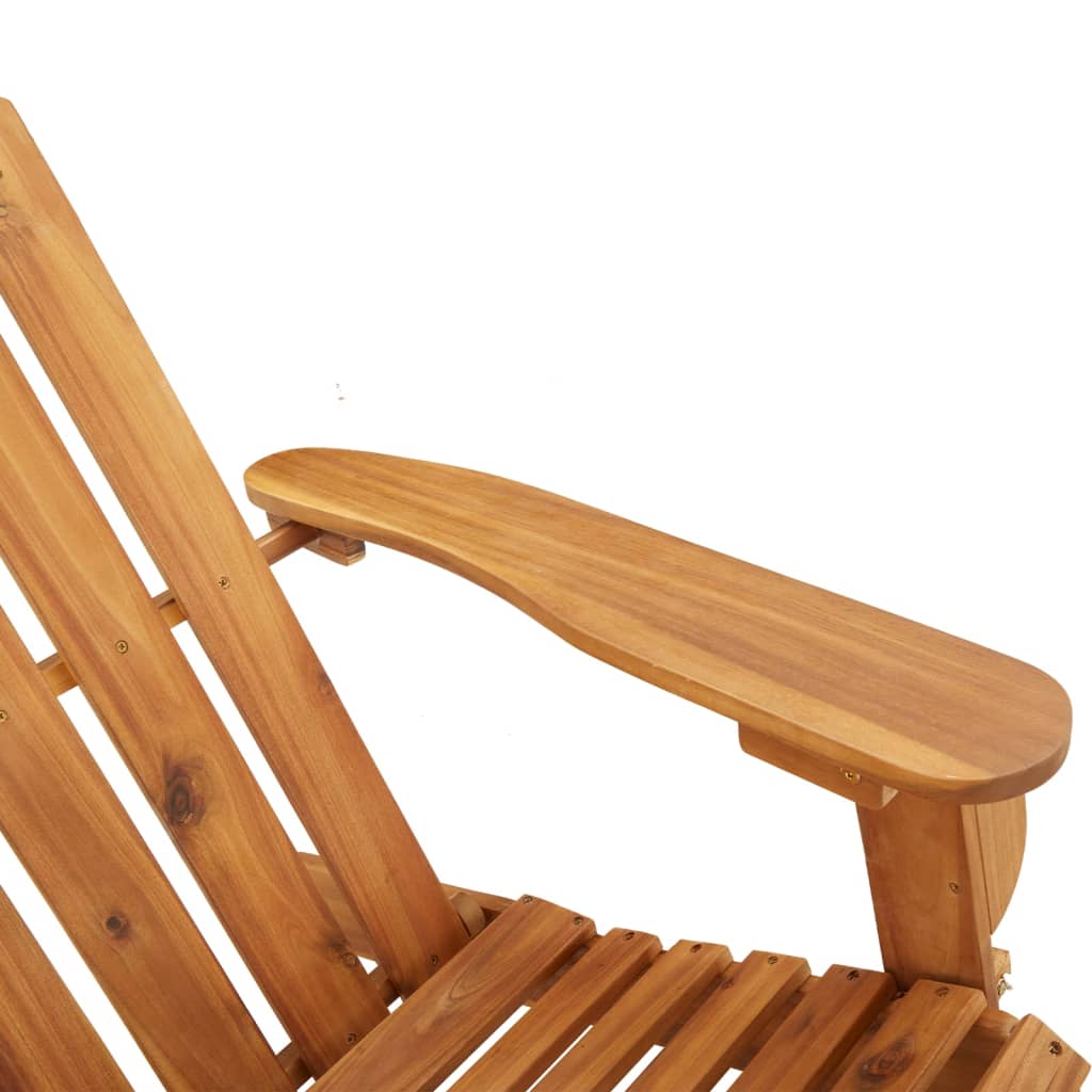 Tuinbank Adirondack 126 Cm Massief Acaciahout Naturel