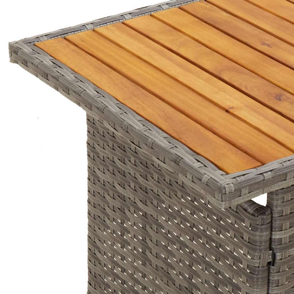 Loungeset Met Kussens Poly Rattan