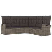 Loungeset Met Kussens Poly Rattan