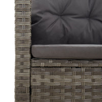 Loungeset Met Kussens Poly Rattan